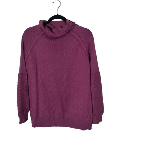 Lole‎ Dark Pink Sweater Size Large Nylon, Acrylic, Wool And Alpaca - Picture 1 of 9